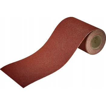 Brusný papír Brusný papír v roli 93 mm x 4 m Wolfcraft - zrnitost 80 na suchý zip