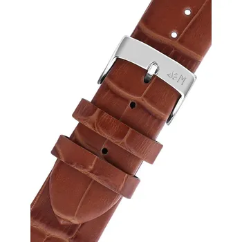 Řemínek na hodinky Kožený řemínek Morellato Clean 5754D80.041 M, hnědý, recyklovaný materiál