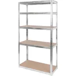 STREND PRO 2212302 Regál kovový, MDF, 5 polic, 180x 90x40cm, max. 175kg/police RAT40 MS