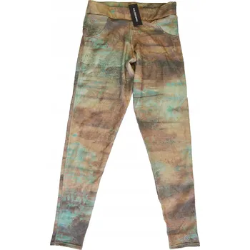 Dámské legíny CALZEDONIA vícebarevné legíny hnědé, zelené, velikost S