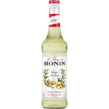 Sirup Monin Ginger sirup (zázvor) přináší ostrou a kořeněnou chuť čerstvého zázvoru do vašich nápojů a pokrmů. Tento sirup je ideální pro přidání zázvorového nádechu do různých koktejlů, limonád, čajů, ale i do dezertů, kde chcete dosáhnout výrazného, lehce pik