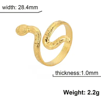 Prsten Dámský otevřený prsten | šperky - Styl 1 Zlatá barva