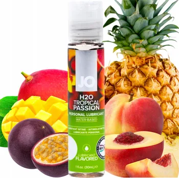 Lubrikační gel Intimní gel lubrikant pro páry na vodní bázi s příchutí tropického ovoce 30 ml