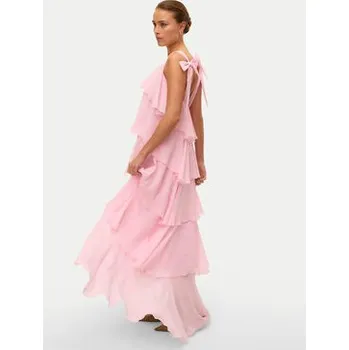 Dámské šaty Vero Moda Večerní šaty Felicia 10331377 Růžová Regular Fit XS