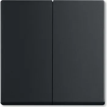 Stavebniny Kryt dělený pro smart switch ABB Future linear, Busch-axcent 2CKA006730A0141 mechová černá