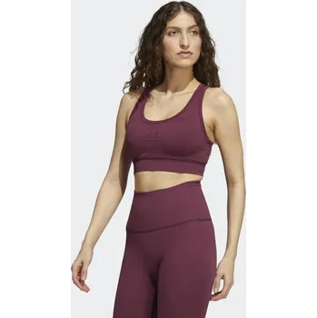 Podprsenka ADIDAS BURGUNDSKÁ SPORTOVNÍ PODPRSENKA STUDIO BRA GU4573 (S)