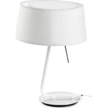 Lampička FARO HOTEL bílá stolní lampa