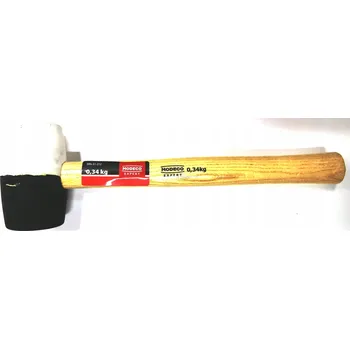 Kladivo Gumová palička s dřevěnou násadou 340g MODECO