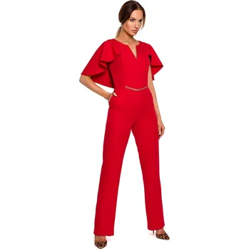 Dámský overall Dámský elegantní overal s pláštěnkou Moe, XXL i240_163686_2:XXL