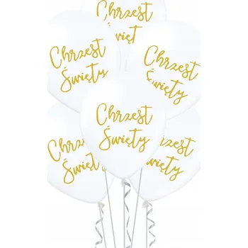 Balónek Balónky na křtiny, 6 kusů