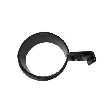 Příslušenství pro plot Úchyt panelu ke sloupku 48mm koncový bez šroubu a vymezovače; Zn+PVC Antracit