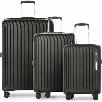 PUCCINI Kufr tvrdý polypropylenový set Marbella 34 l