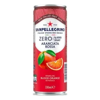 Sirup Sanpellegrino ZERO Aranciata Rossa Sanpellegrino (červený pomeranč) 0,33l