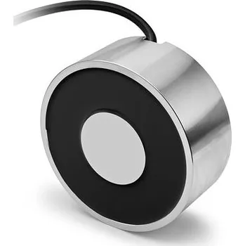 Nábytkové kování Přídržný elektromagnet 140&nbsp;N, 24&nbsp;V&nbsp;DC, Ø&nbsp;25&nbsp;mm, výška 20&nbsp;mm