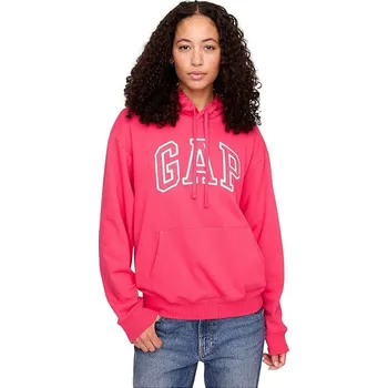 Dámská mikina mikina GAP Logo GAP Heritage Pullover - Rasberry L