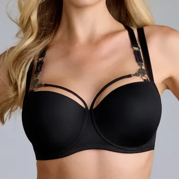 Podprsenka Marlies Dekkers - Tarakini podprsenka balkónová vyztužená black 80F 371701
