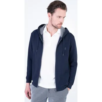 Pánská mikina Bavlněná mikina s kapucí V pohodlném střihu 190286