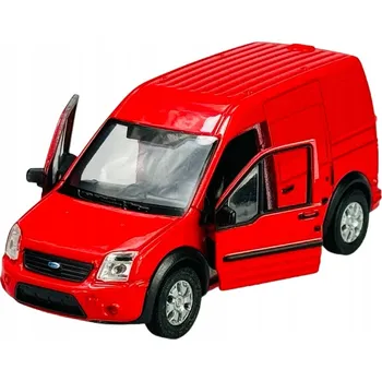 autíčko WELLY FORD TRANSIT CONNECT ČERVENÝ 1:34 NOVÝ KOVOVÝ MODEL 43631