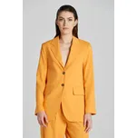 SAKO GANT REG STRETCH LINEN BLAZER MEDAL YELLOW