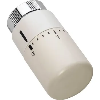 Hlavice pro radiátor Zehnder Příslušenství - Termostatická hlavice Design Line s integrovaným kapalinovým čidlem, bílá 841271
