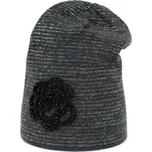 Dámská pletená čepice Zimní blesk Grafitová