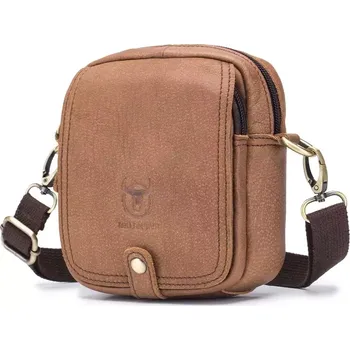 Ledvinka Bullcaptain pánská kožená taška i ledvinka Audun Khaki