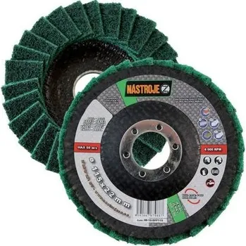 Příslušenství k brusce NÁSTROJE CZ kotouč leštící fíbrový 125*22,2mm, K150-200 JEMNÝ na ocel, nere