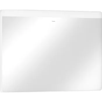Zrcadlo Hansgrohe Xarita Lite Q - Zrcadlo s horizontálním LED osvětlením 700x1000 mm s nástěnným vypínačem, bílá matná 54959700