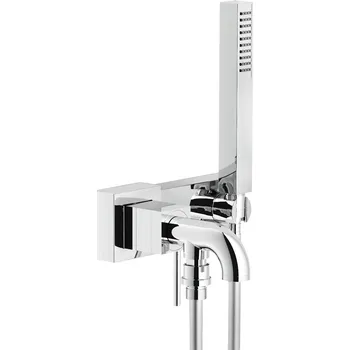 Vodovodní baterie Nobili Cube - Vanový výtok s ruční sprchou, chrom 00510