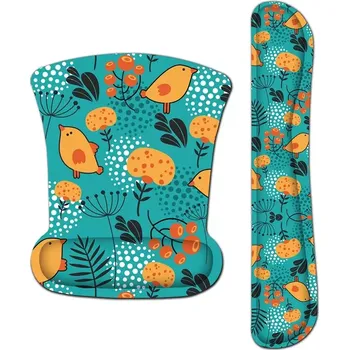 Podložka pod myš Huado Set podložka pod myš a zápěstí Veselá kuřátka