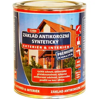 barva na kov ColorCity S 2000 ZÁKLAD ANTIKOROZNÍ SYNTETICKÝ Barva: bílá 0100, Balení: 0,375 l