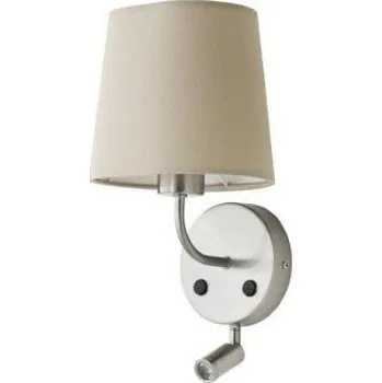 Nástěnné svítidlo Redo 01-1151 SN PICCADILLY STRU AP interiérové nástěnné svítidlo E27 1X42W + LED 290 lm saténový nikel