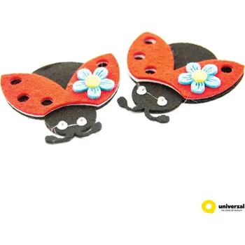 Dekorativní berušky 60 x 65 mm, 2 ks