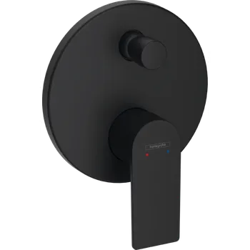Vodovodní baterie Hansgrohe Rebris E páková vanová baterie pod omítku pro iBox universal, matná černá 72468670