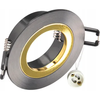 Bodové svítidlo Zápustné svítidlo Goldlux 10 W GU10 8 cm černé