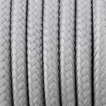elektrický kabel Polyesterový kabel šedý 2x0,75