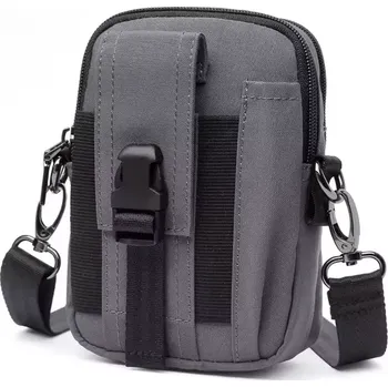 Ledvinka Canvasio Pouzdro na opasek a taška Outdoor Bernini Šedá