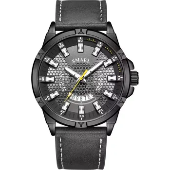 Hodinky Smael 9203 Pánské analogové hodinky Černé