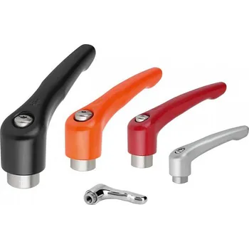 Nábytkové kování Svěrací páky s vnitřním závitem, ocelové části z nerezu 06451-2066