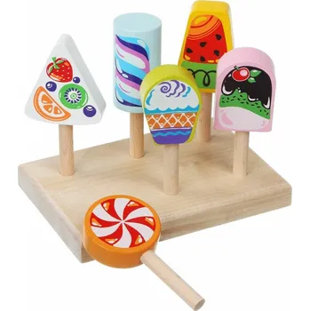 Dřevěná hračka CUBIKA 14330 Nanuky 6 kusů