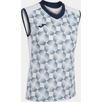 Dámské tílko JOMA Supernova III Sleeveless Shirt White Navy M