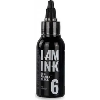 Tetovací barva I AM INK I AM INK- First Generation 6 - True Pigment Black - 50ml