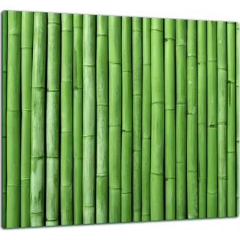 Kuchyňské prkénko SKLENĚNÁ OCHRANNÁ DESKA / PANEL S LEPIDLEM 65x60 BAMBUS Tvrzené sklo 7v1