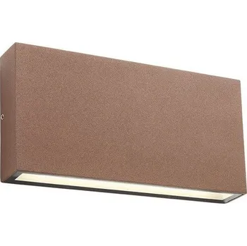 Nástěnné svítidlo REDO 90383 KAMAL exteriérové nástěnné svítidlo SMD LED 12W 720lm 3000K IP54 hnědá