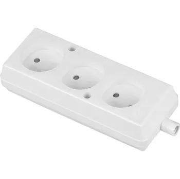 Napájecí kabel Prodlužovací Kabel přívod Volteo 0 m 3 ks zásuvek bílý