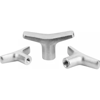 Nábytkové kování Úchytky ve tvaru T z nerezové oceli 06648-75101