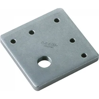 Nábytkové kování Kotevní patka, nerez AS-AJ-M12