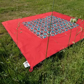 Koberec Koberec pod sluneční střechu TC-Zip Canvas“ Africa, Bent Barva: Modrá