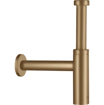 Sifon AXOR Designový sifon Flowstar S, kartáčovaný bronz 51305140