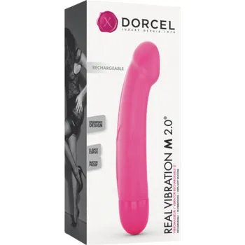 Vibrátor Dorcel Real Vibration M 2.0 - nabíjecí vibrátor (růžový)
